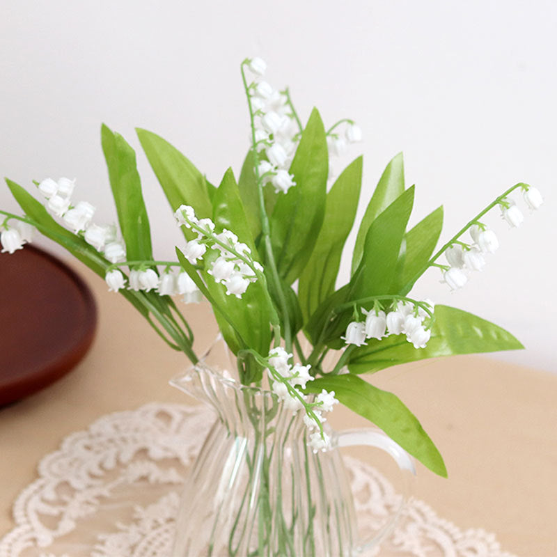 Elegant Artificial Lily of the Valley Arrangement