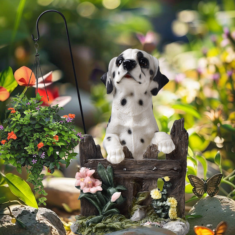 Garden Decor Dog Statue Homeandso