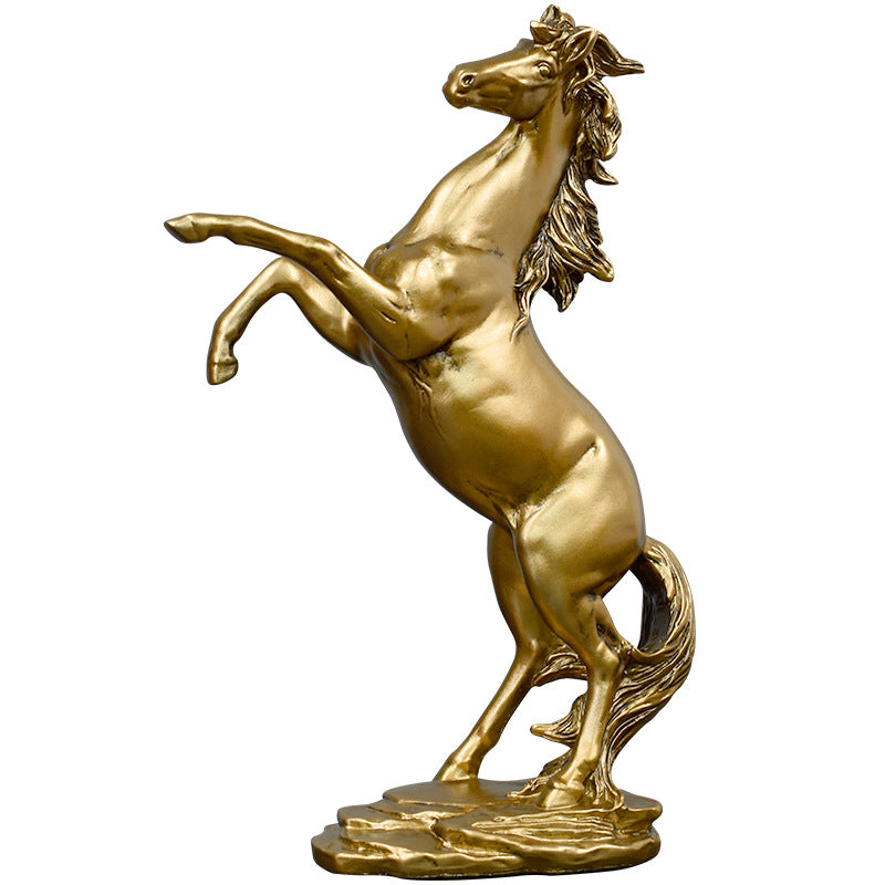 Decorative Rearing Horse Statue Homeandso