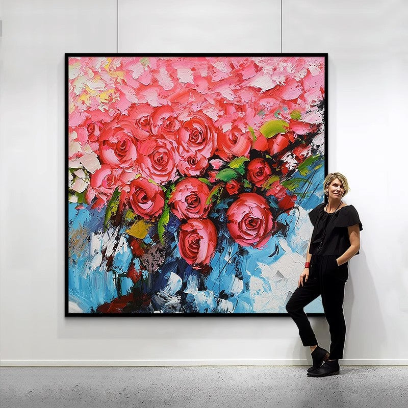 Floral Acrylic Canvas Wall Art Homeandso