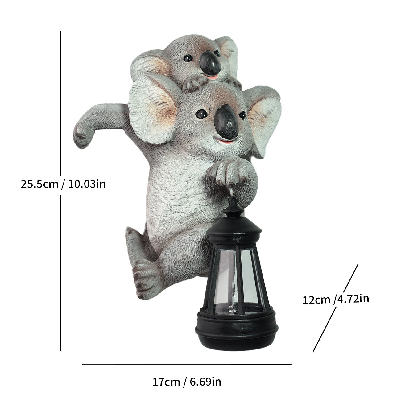 Koala Lantern Sculpture Homeandso