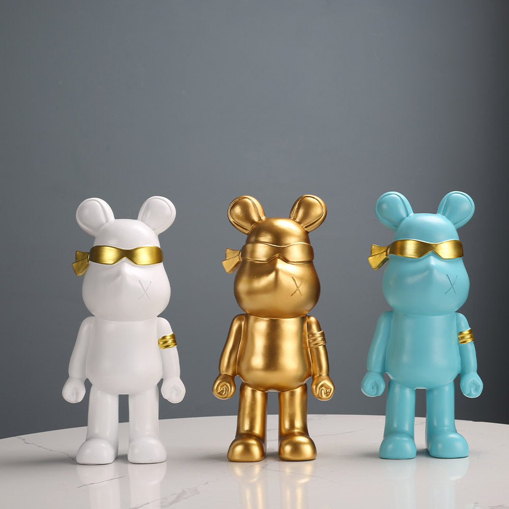 Artistic Bear Figurine Homeandso