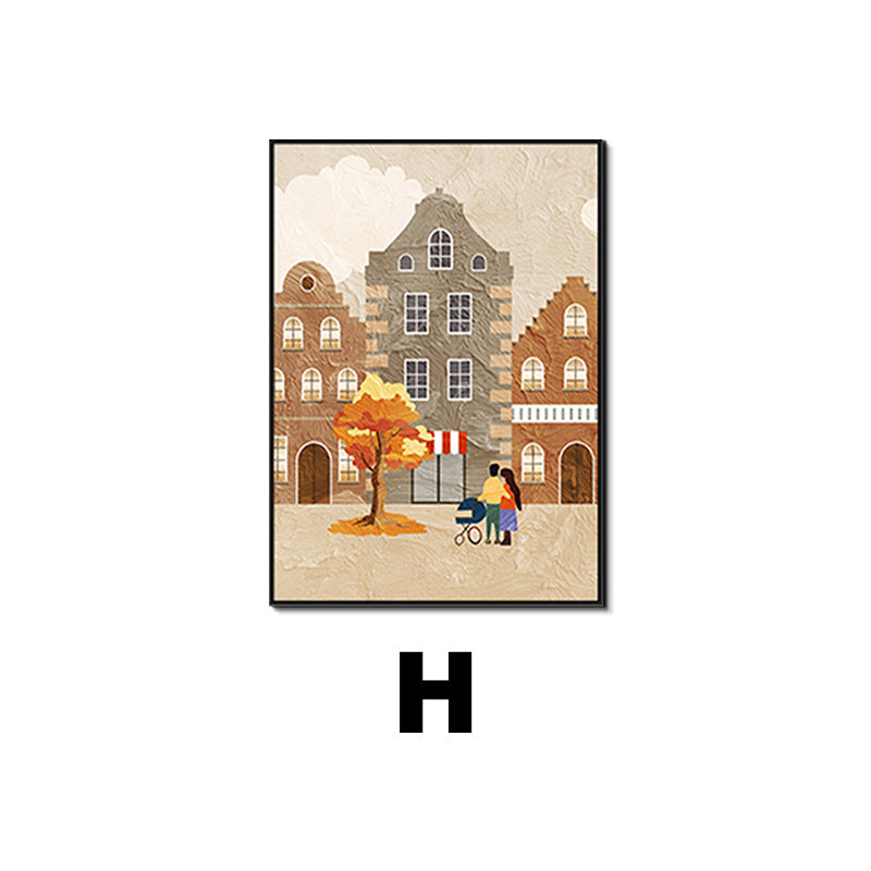 Artistic Landscape Framed Canvas Print Homeandso