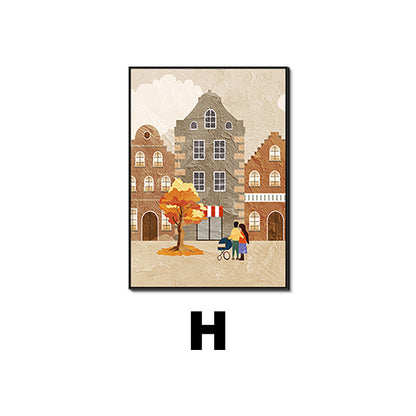 Artistic Landscape Framed Canvas Print Homeandso