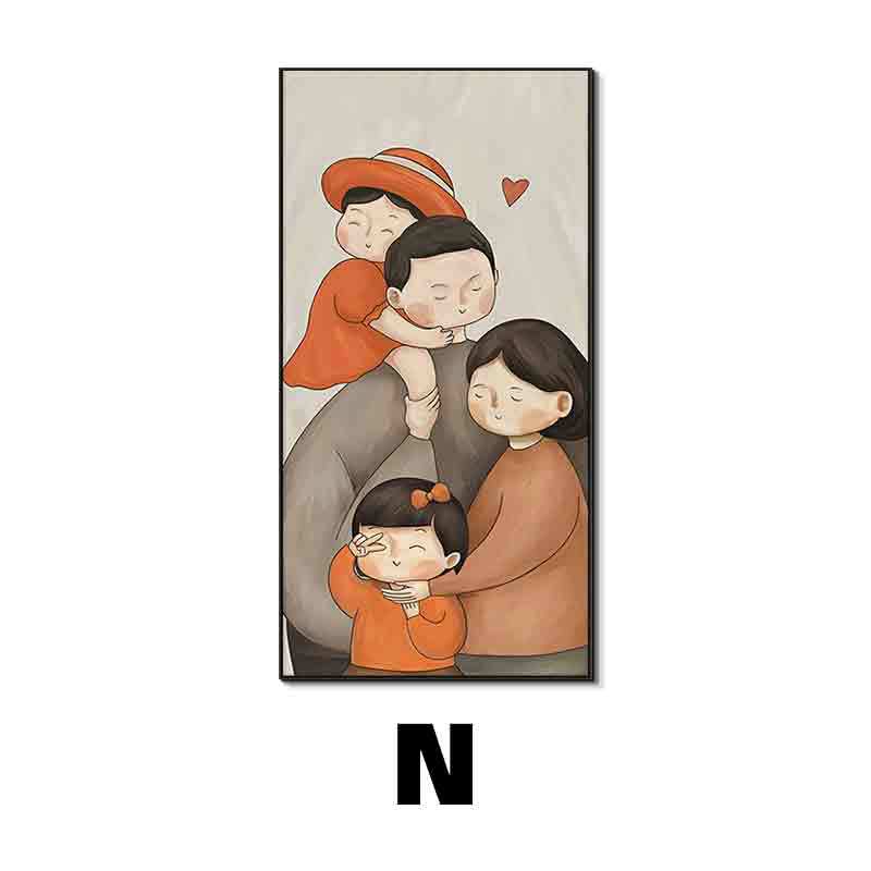 Framed Family Illustration Wall Art Homeandso
