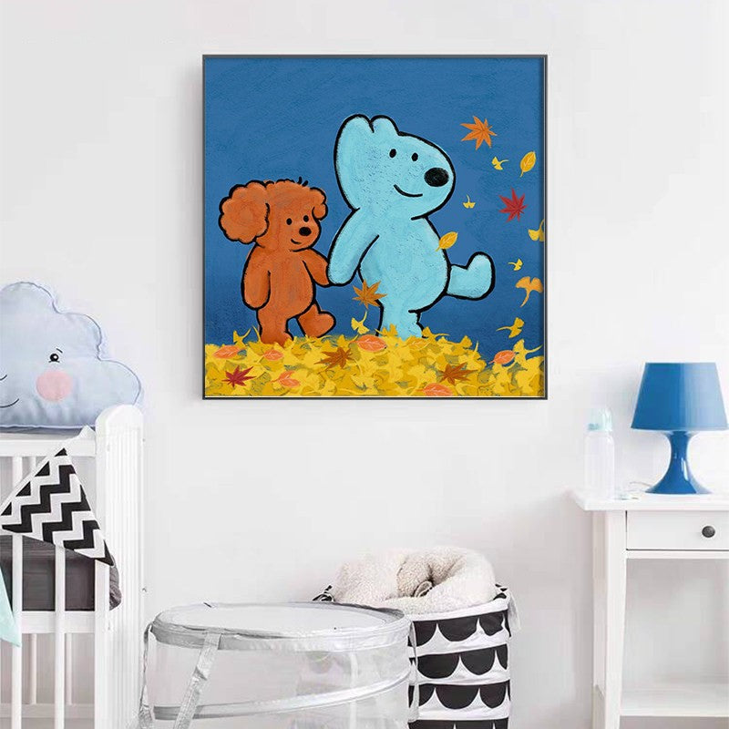 Whimsical Animal Friends Canvas Wall Art Homeandso