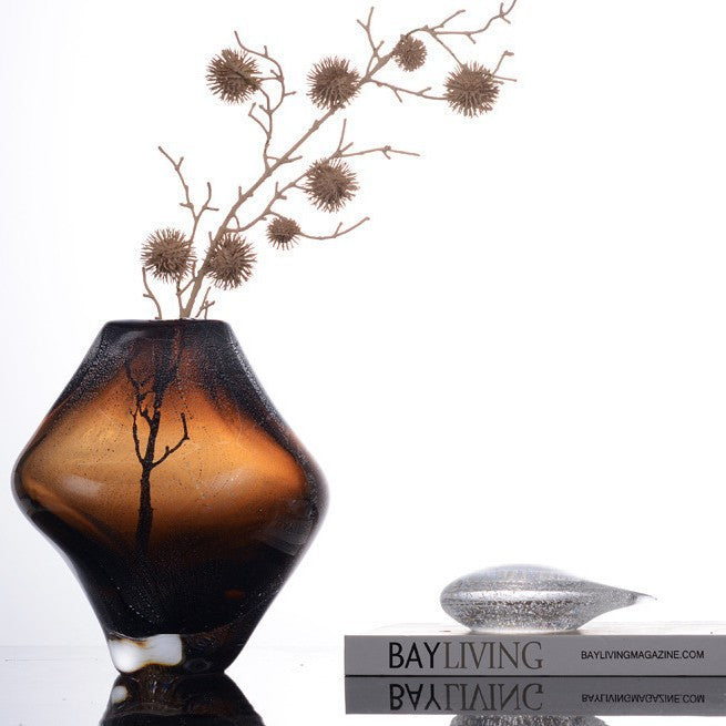 Homeandso Decorative Glass Vase
