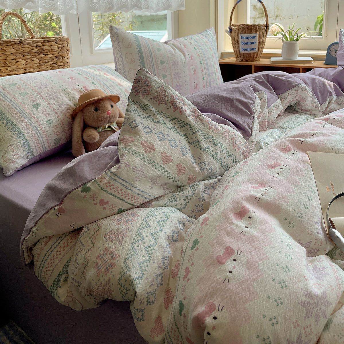 Soft Textured Duvet Cover Set