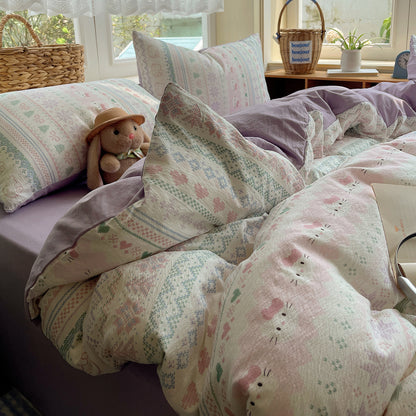 Soft Textured Duvet Cover Set