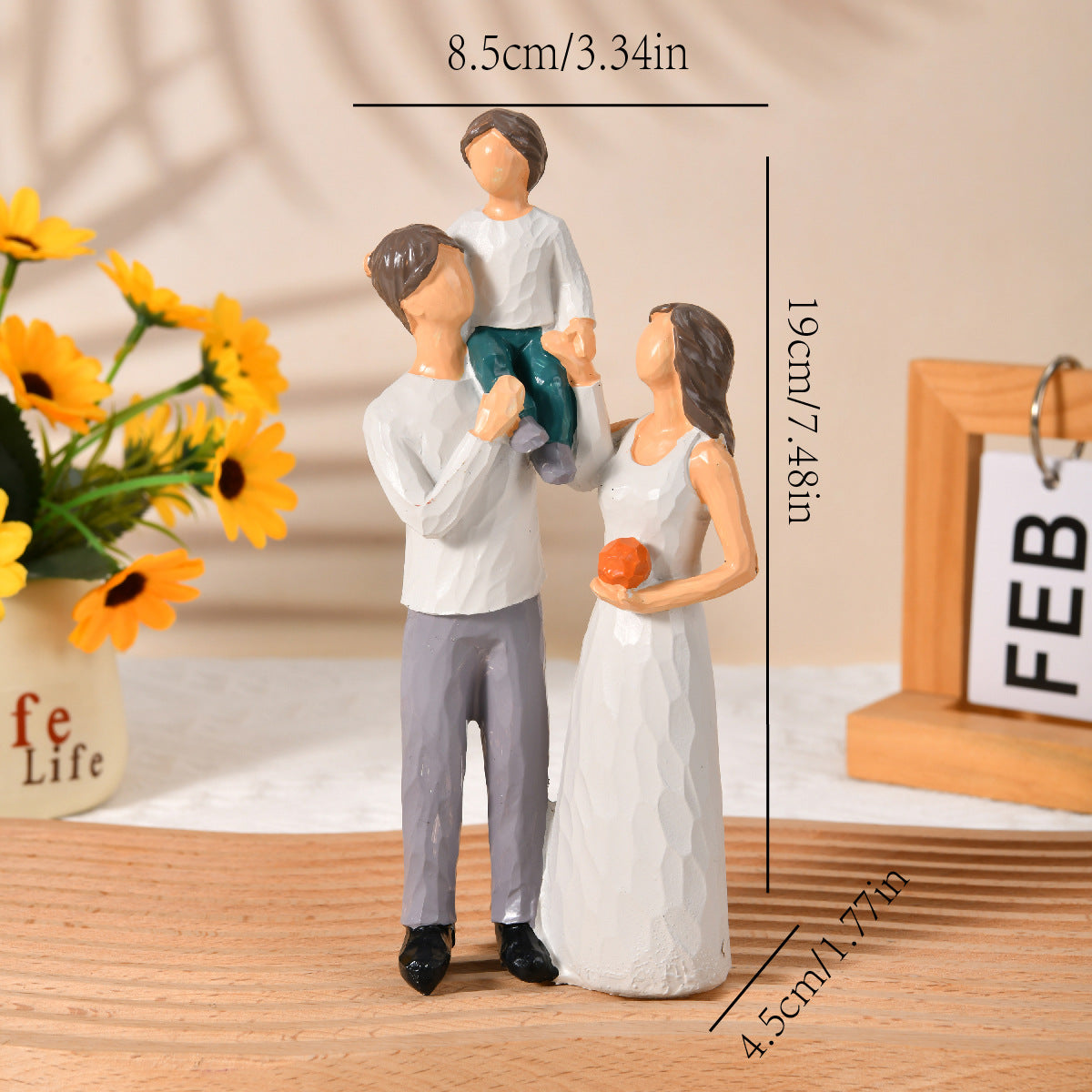 Family Embrace Decorative Figurine Homeandso