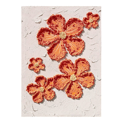 Textured Floral 3D Canvas Wall Art Homeandso