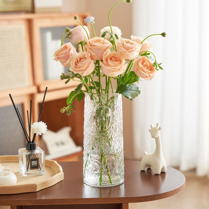 Decorative Textured Glass Vase