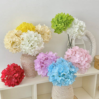 Faux Hydrangea Floral Stem
