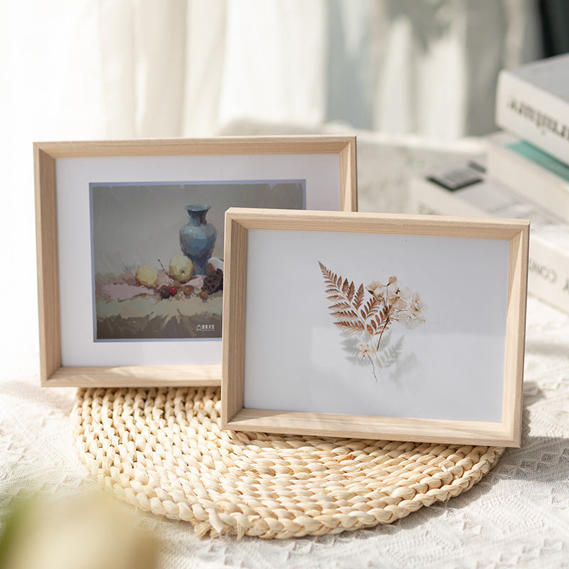 Elegant Natural Wood Picture Frame