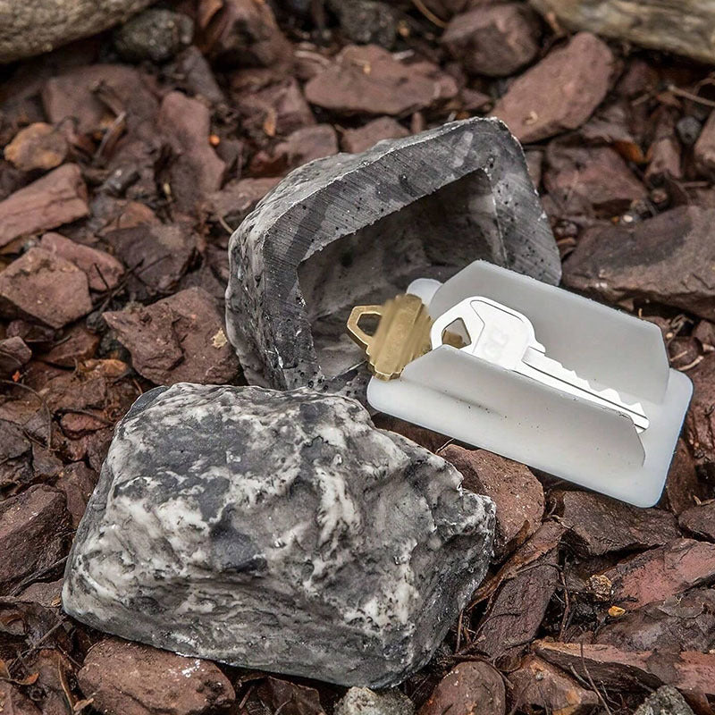 Decorative Rock-Shaped Phone Holder Homeandso