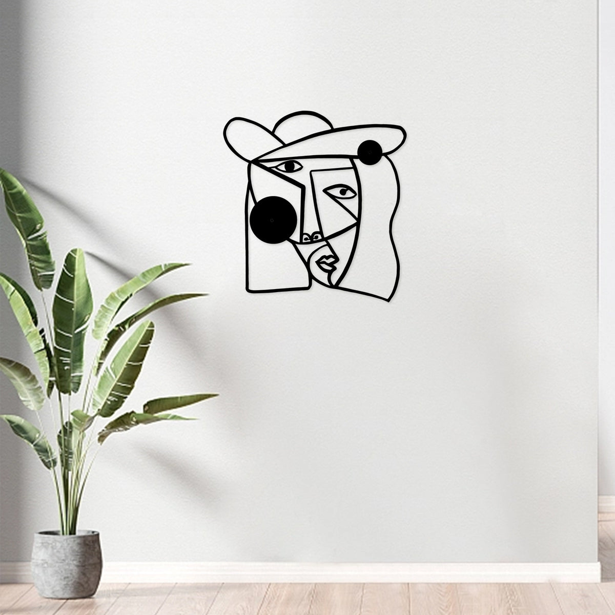 Modern Abstract Face Wall Art Homeandso