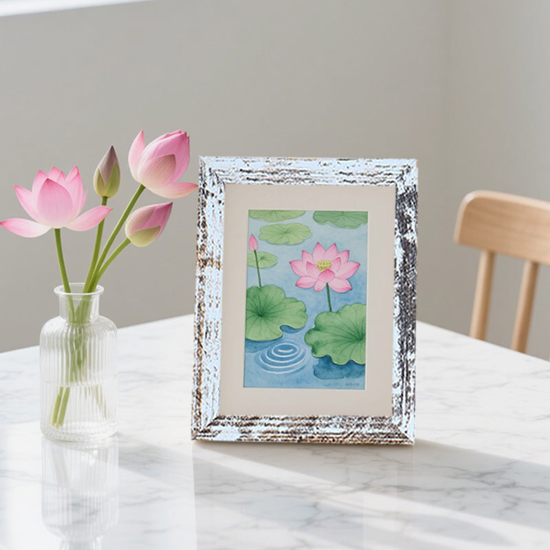 Elegant Floral Illustration Framed Art Print