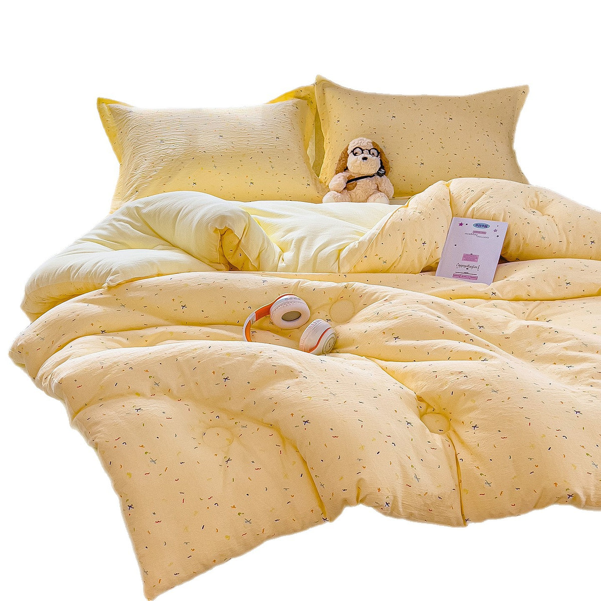 Heart Patterned Quilt Set Homeandso