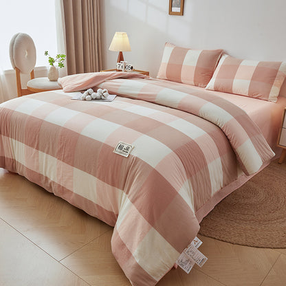 Luxurious Striped Duvet Cover Set