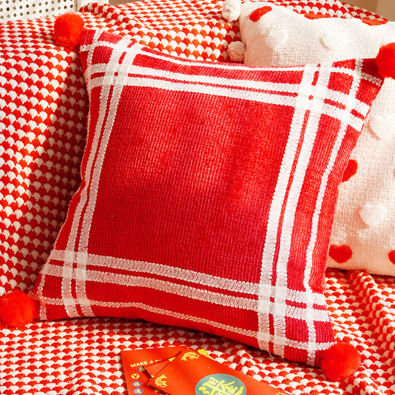 Cozy Textured Throw Pillow