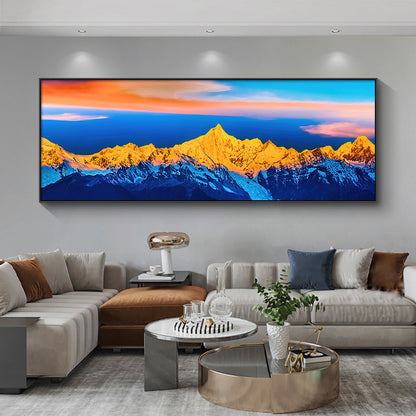 Framed Mountain Landscape Artwork Homeandso