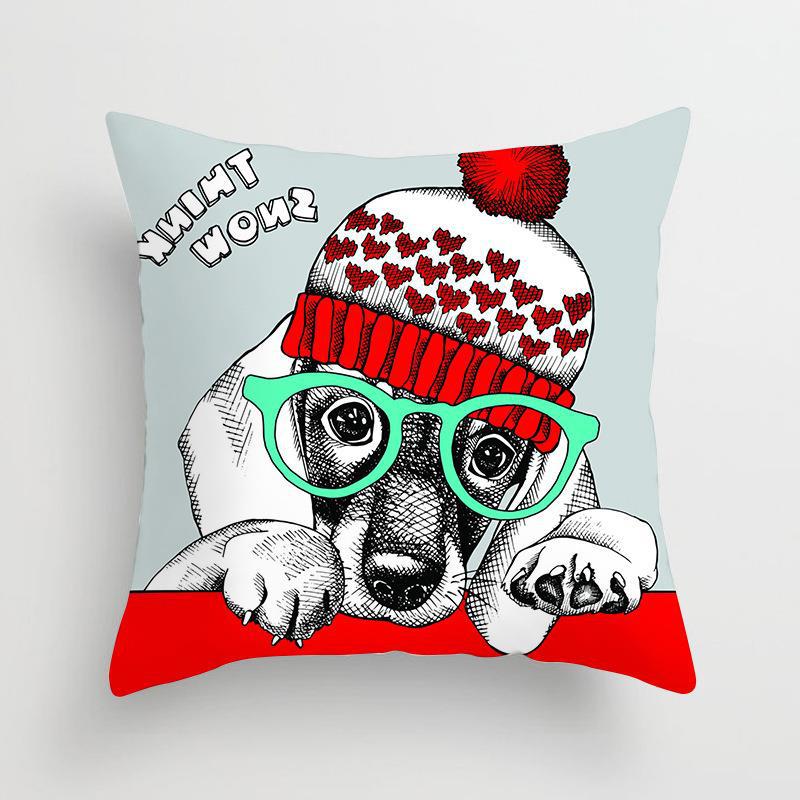 Festliches Weihnachtsmotiv Wurfkissen