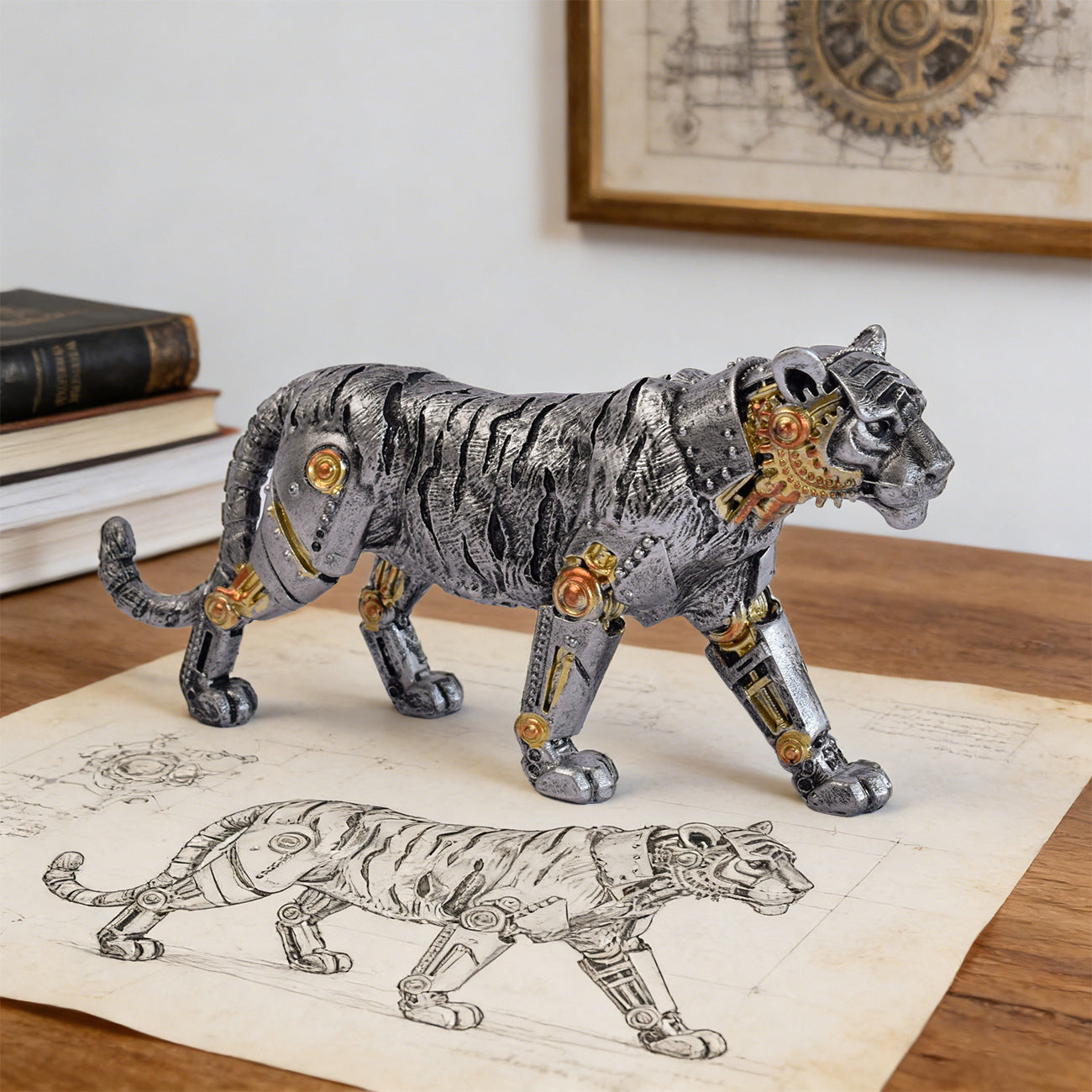 Decorative Mechanical Triceratops Model Homeandso