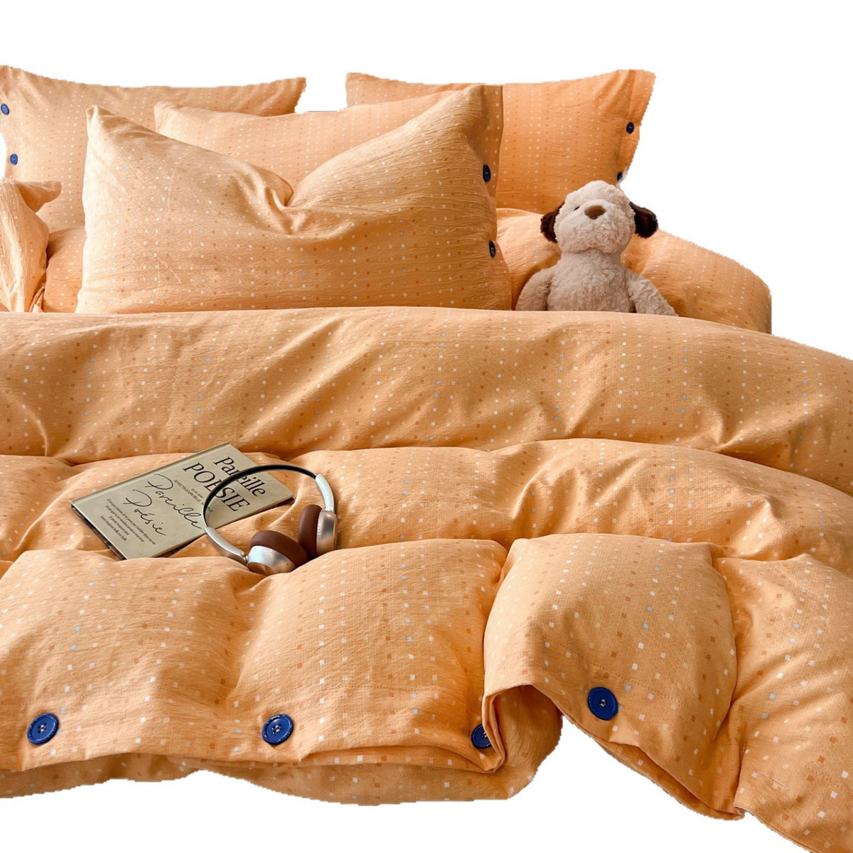Patterned Cotton Duvet Cover Set Homeandso