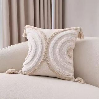 Texturiertes modernes geometrisches Wurfkissen