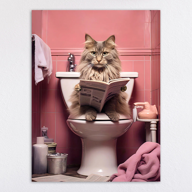 Humorous Animal-Themed Wall Art Print Homeandso