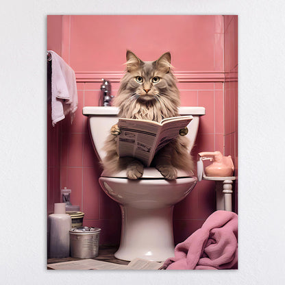 Humorous Animal-Themed Wall Art Print Homeandso