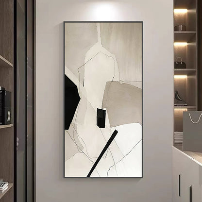 Abstract Geometric Framed Canvas Art Homeandso
