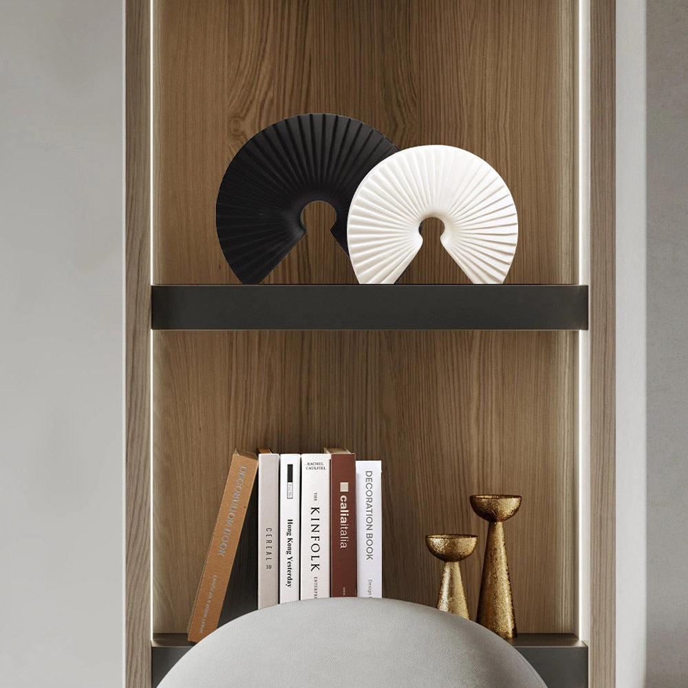 Decorative Fan-Shaped Sculpture Homeandso
