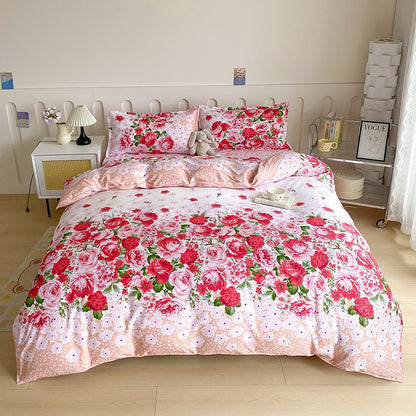 Floral Patterned Duvet Cover Set