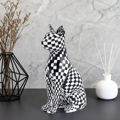 Mosaic Cat Figurine Homeandso