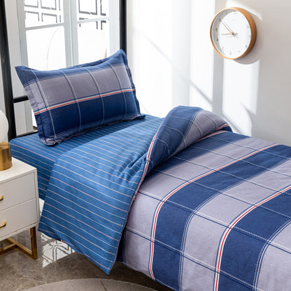 Modern Plaid Bedding Set Homeandso