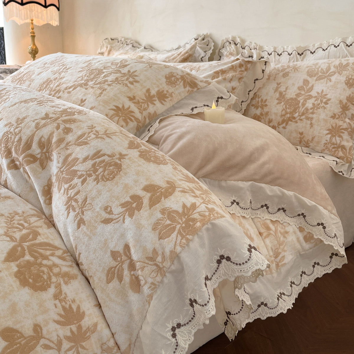 Decorative Floral Printed Duvet Cover Set Homeandso