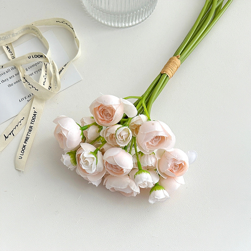 Lifelike Artificial Rose Bouquet