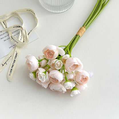Lifelike Artificial Rose Bouquet