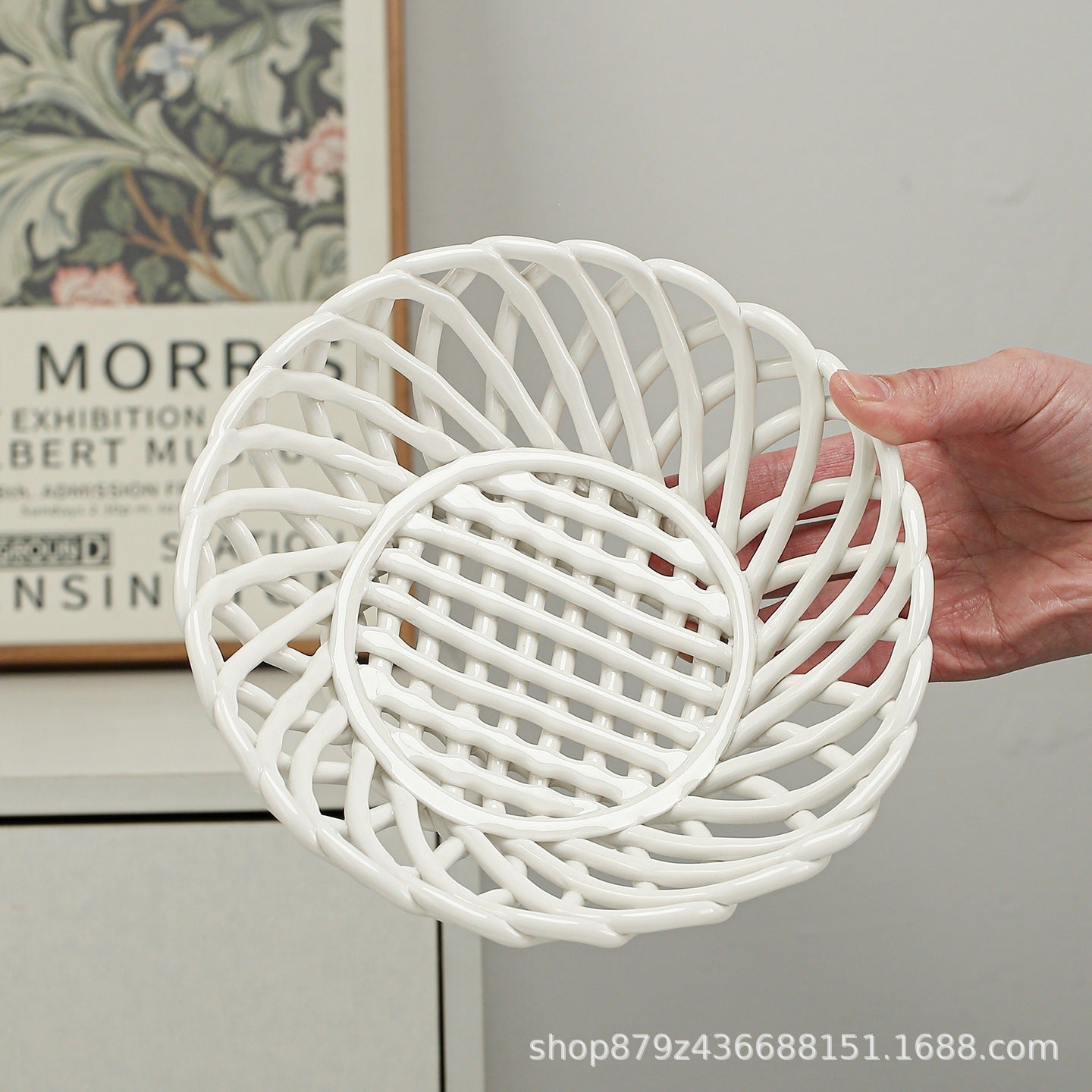Woven Ceramic Decorative Bowl Homeandso