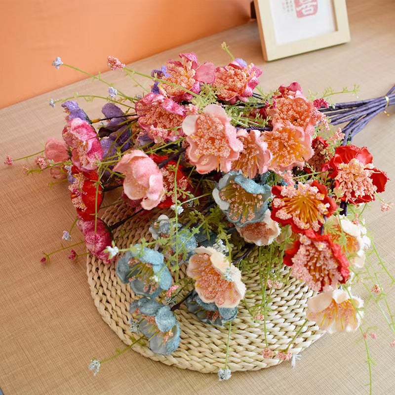 Elegant Decorative Faux Floral Stem