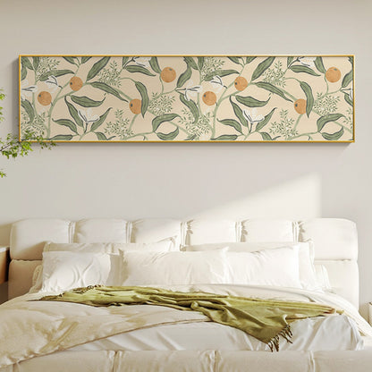 Botanical-Themed Abstract Wall Mural Homeandso