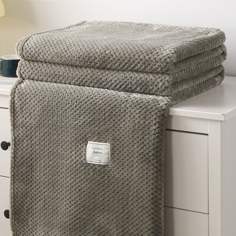 Decorative Ultra-Plush Textured Throw Blanket Homeandso