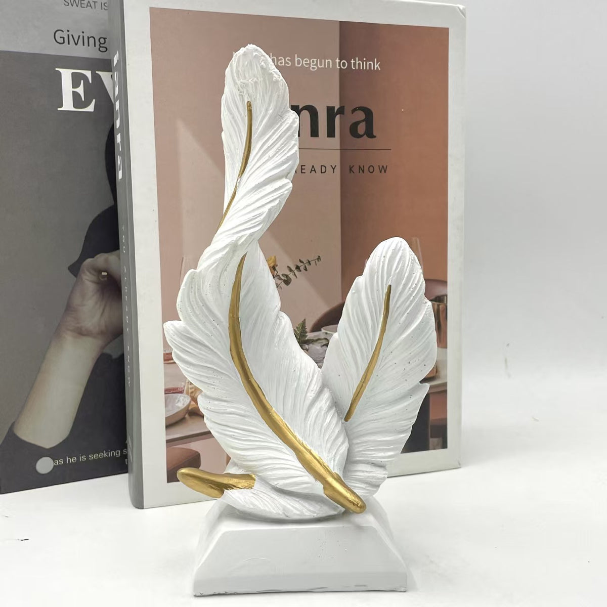 Decorative Feather Sculpture Homeandso