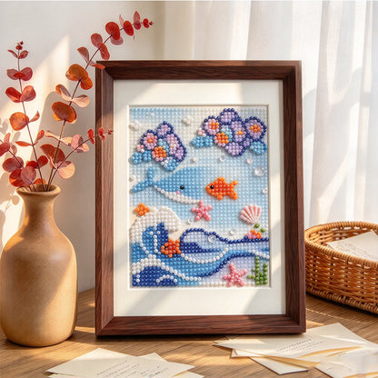 3D Coral Reef Art Frame