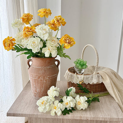 Lifelike Artificial Peony Floral Stem