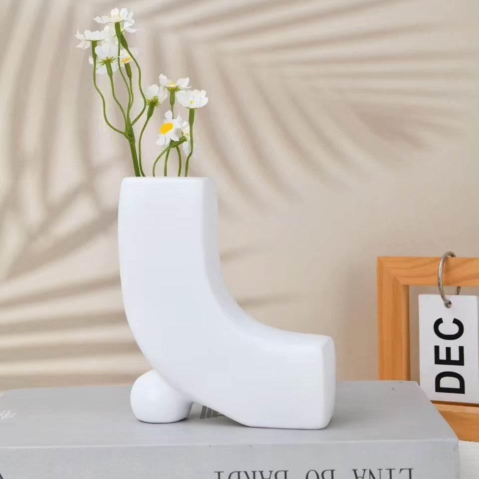 Modern Abstract Ceramic Candle Holder Homeandso