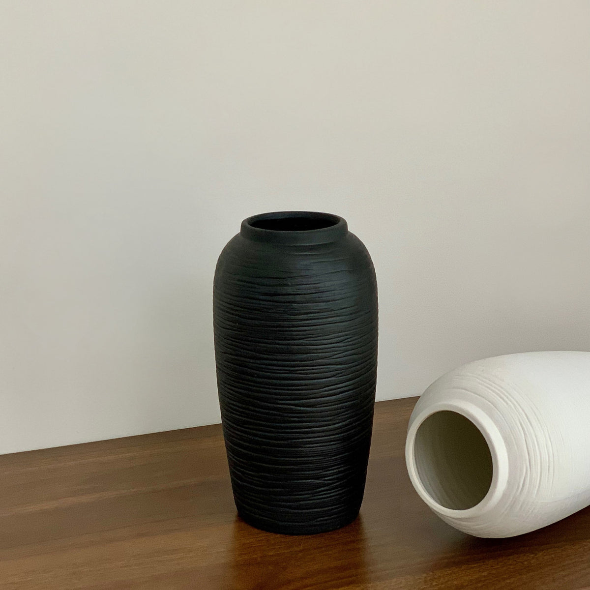 Textured Decorative Ceramic Vase