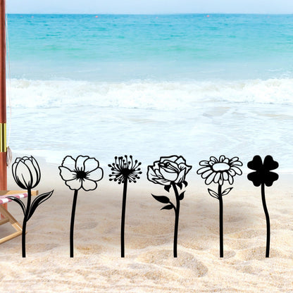 Floral Silhouette Wall Decals Homeandso