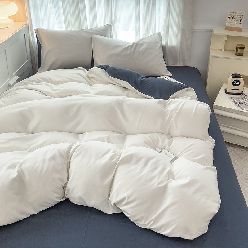 Lightweight Breathable Cotton Duvet Cover Set Homeandso